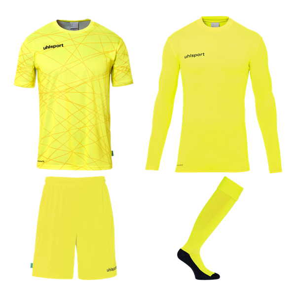 Prediction Goalkeeper Bundle fluo yellow/black