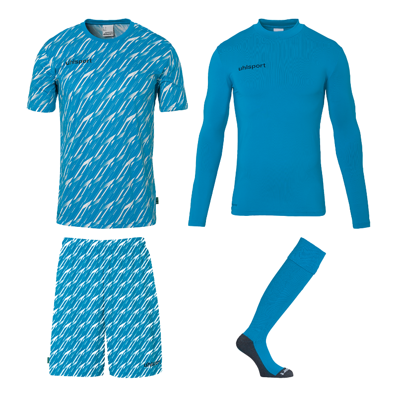 Progressive Goalkeeper Bundle cyan/white