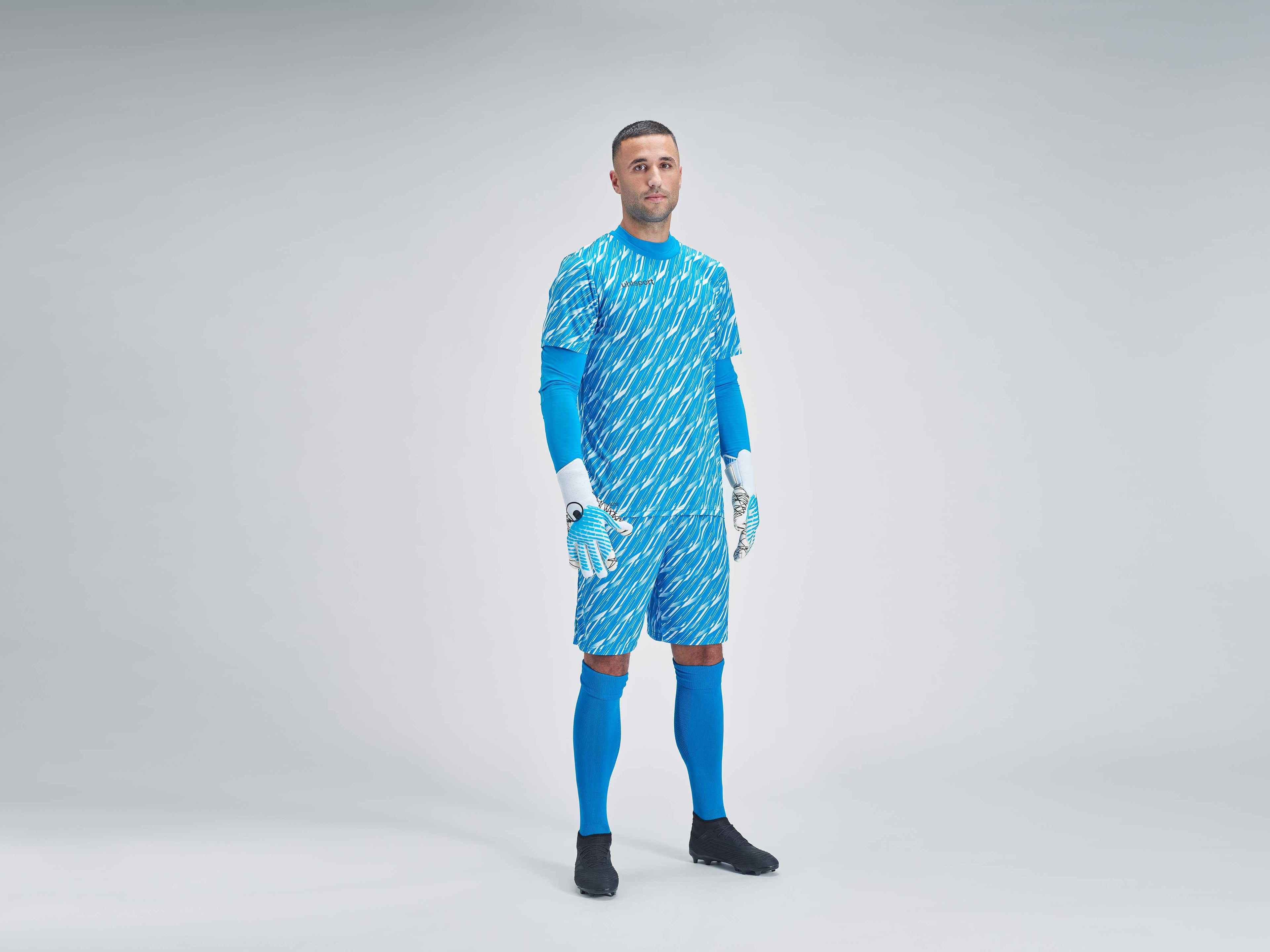Progressive Goalkeeper Bundle cyan/white