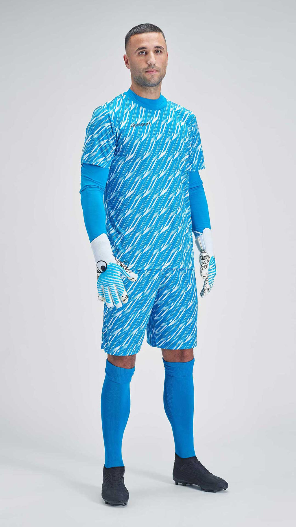 Progressive Goalkeeper Bundle cyan/white
