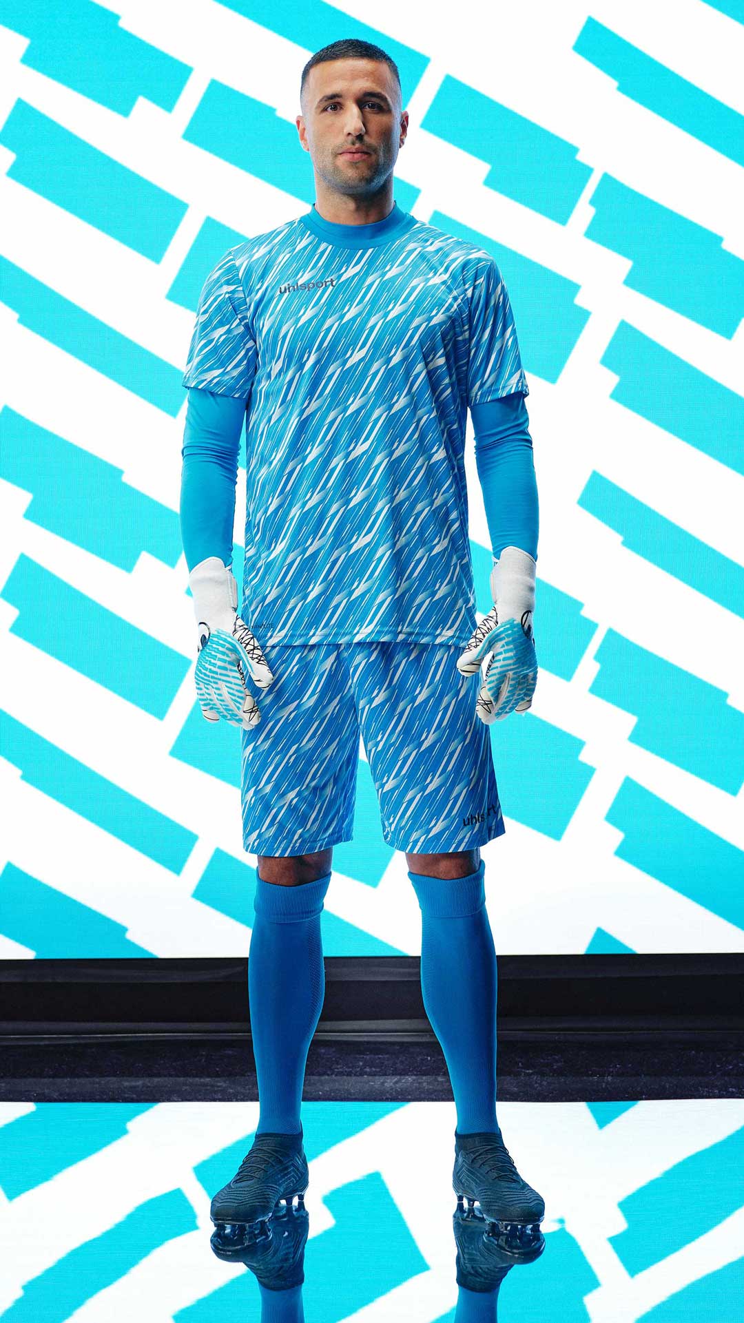 Progressive Goalkeeper Bundle cyan/white