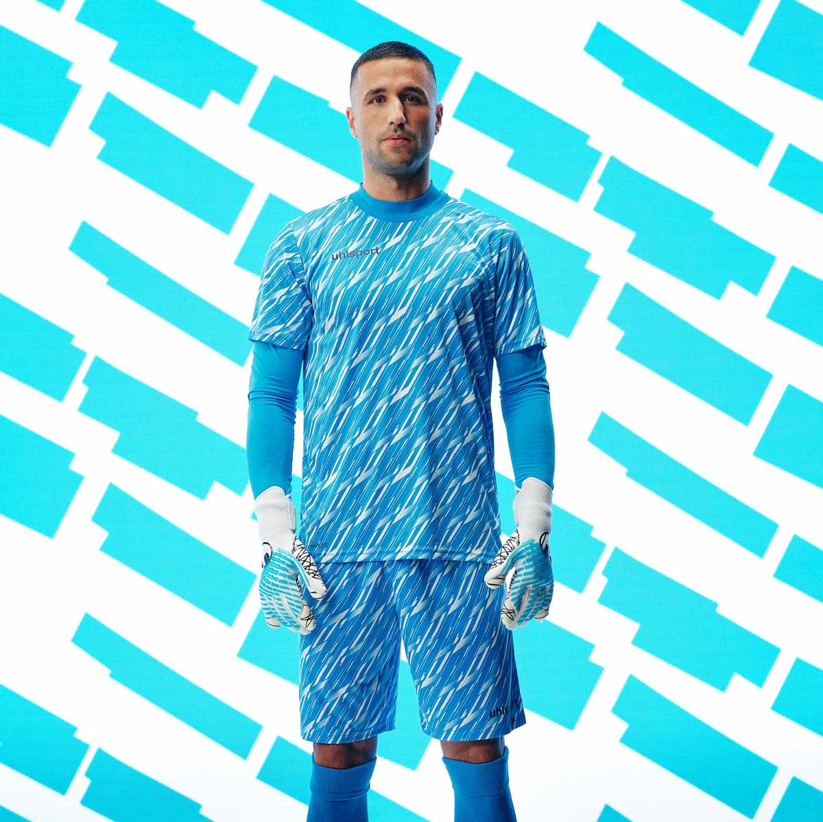 Progressive Goalkeeper Bundle cyan/white