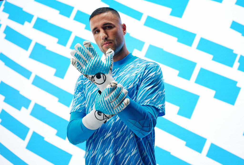 Progressive Goalkeeper Bundle cyan/white
