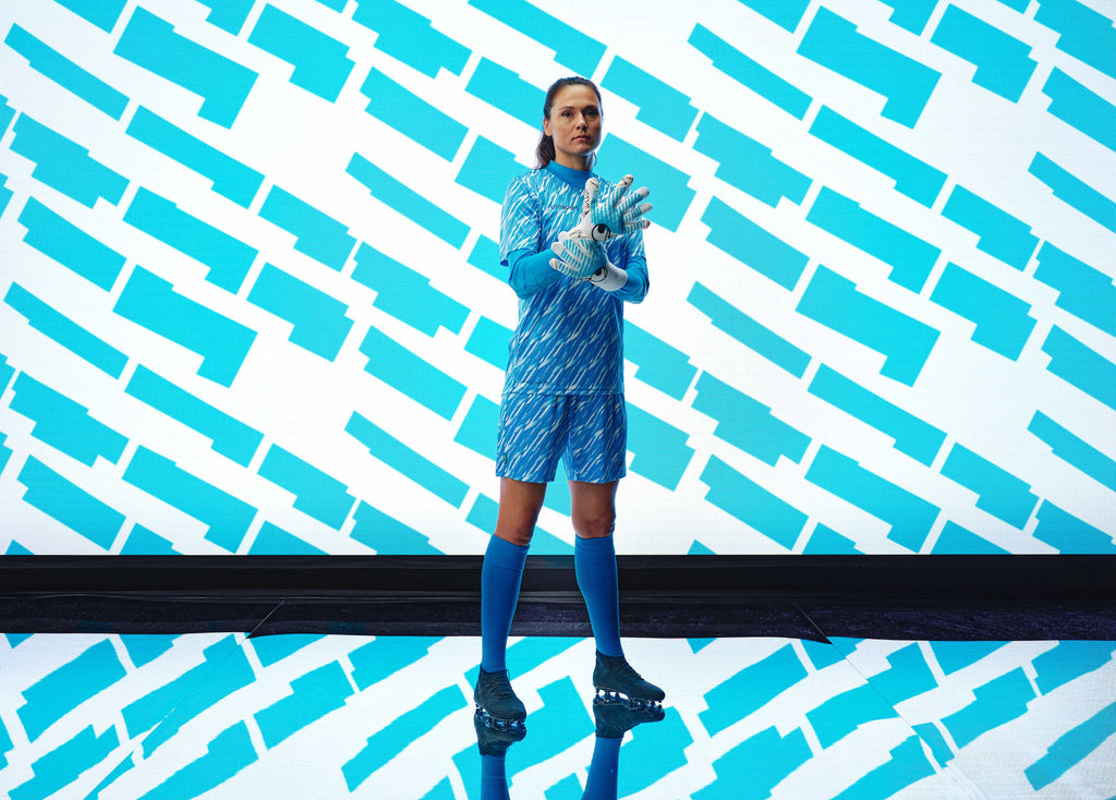 Progressive Goalkeeper Bundle cyan/white