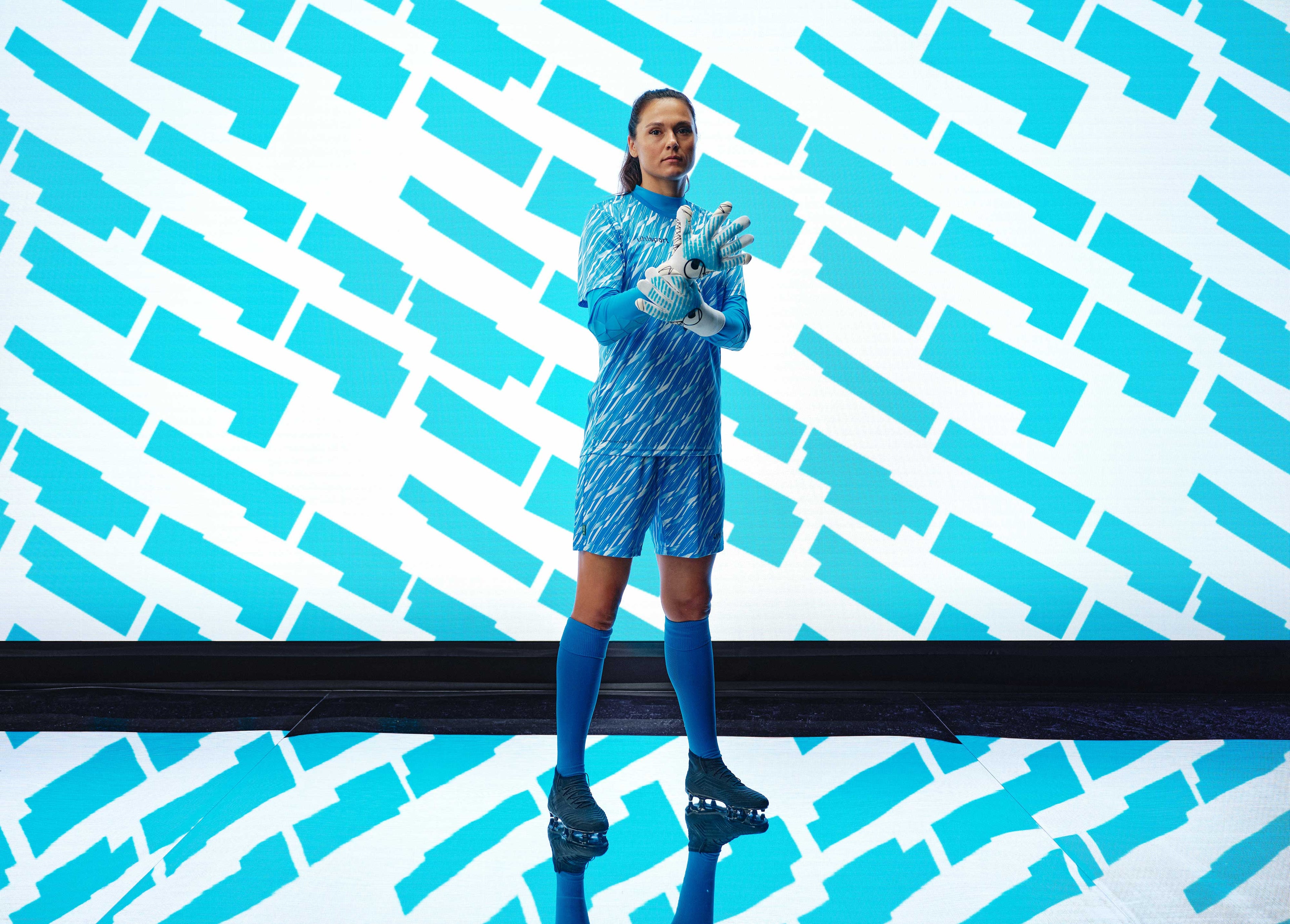 Progressive Goalkeeper Bundle cyan/white