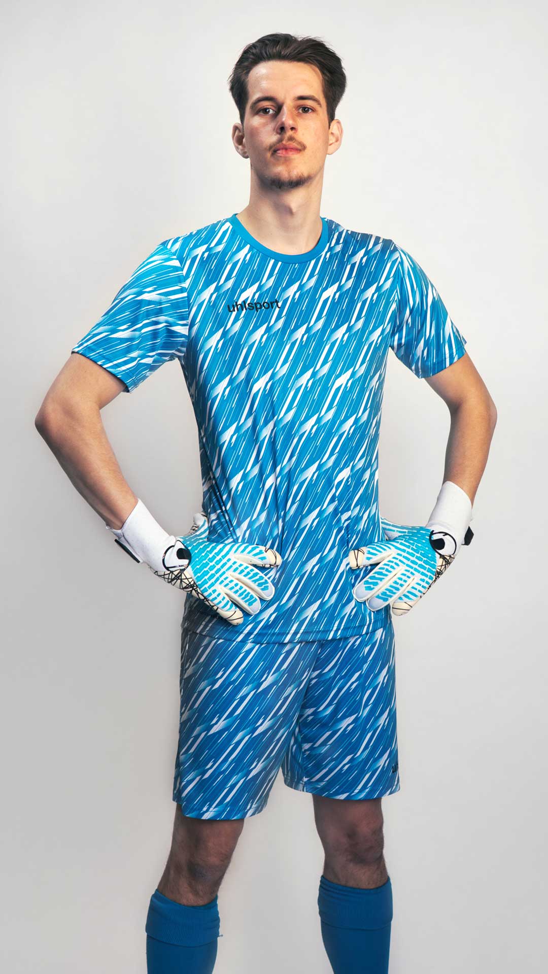 Progressive Goalkeeper Bundle cyan/white