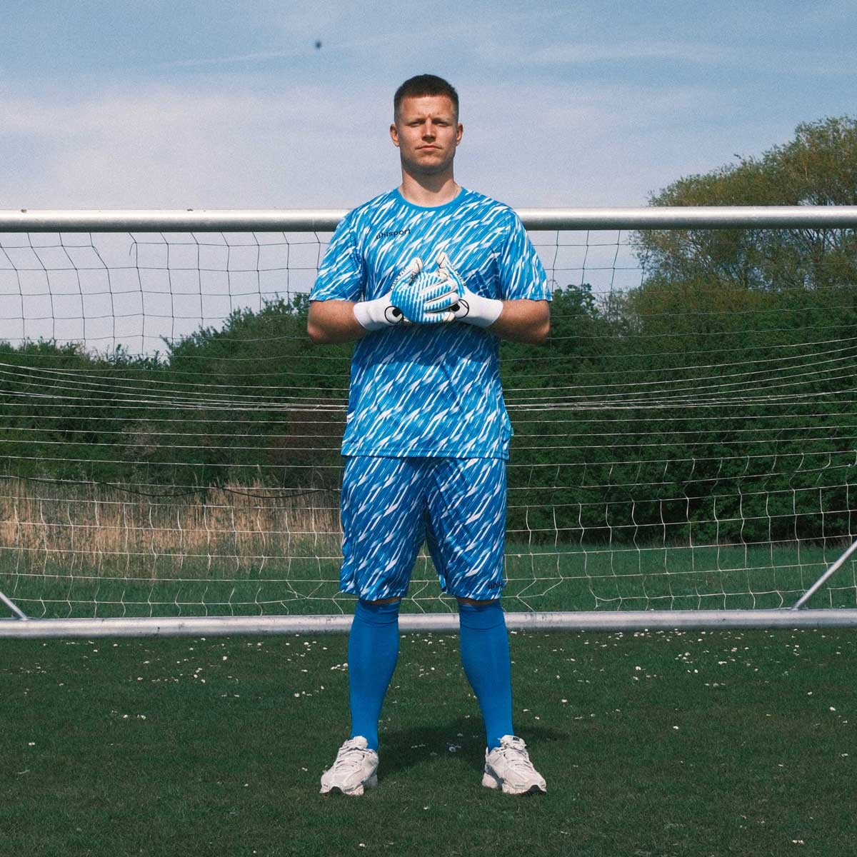 Progressive Goalkeeper Bundle cyan/white