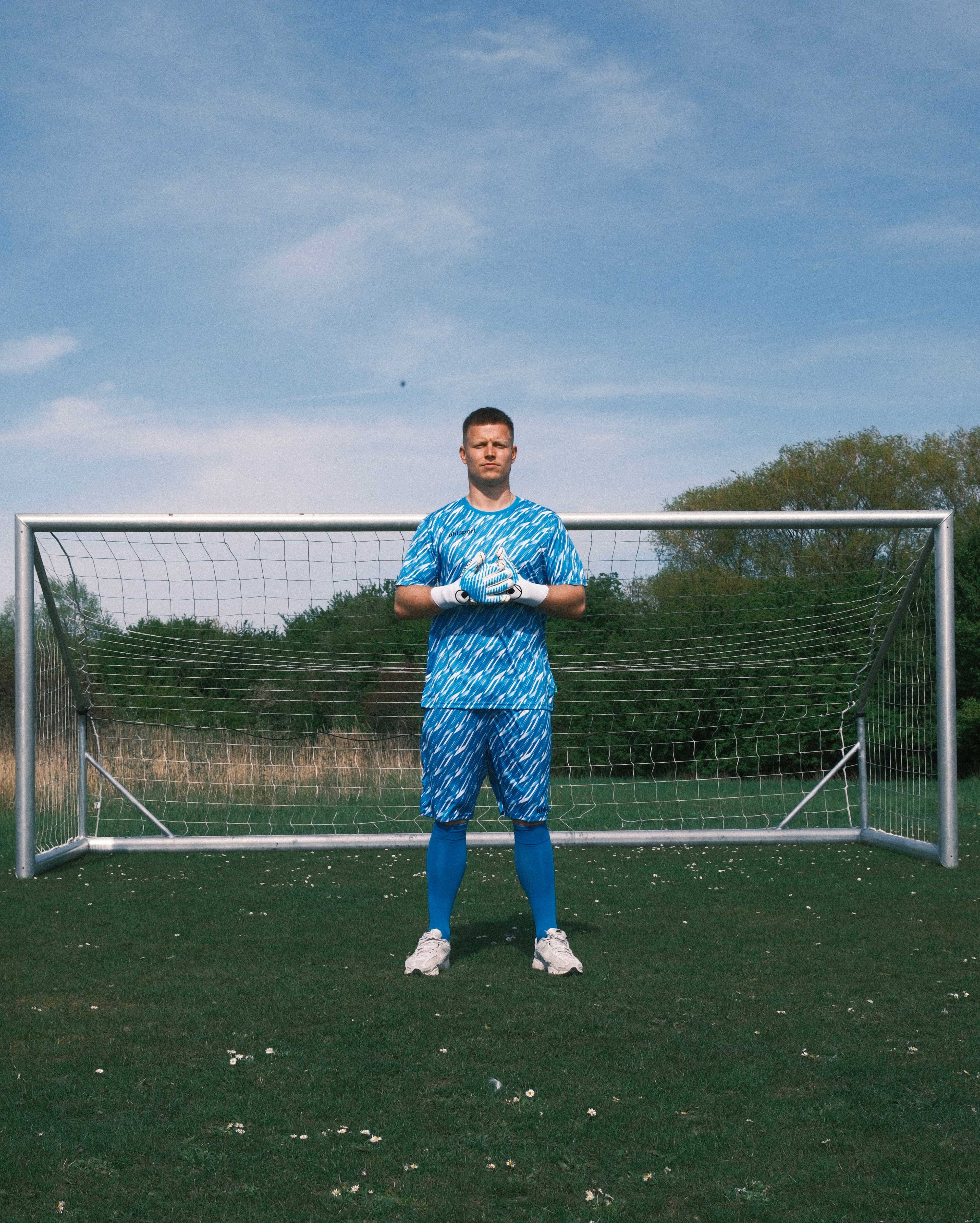 Progressive Goalkeeper Bundle cyan/white