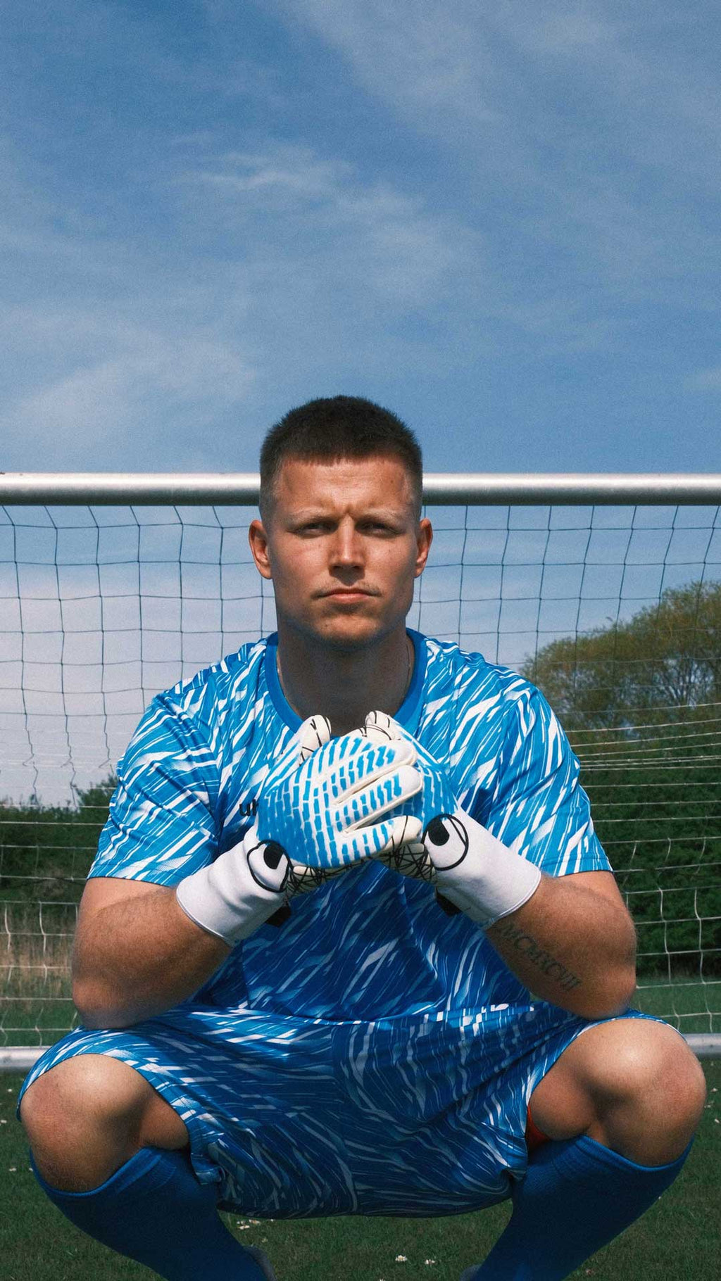 Progressive Goalkeeper Bundle cyan/white