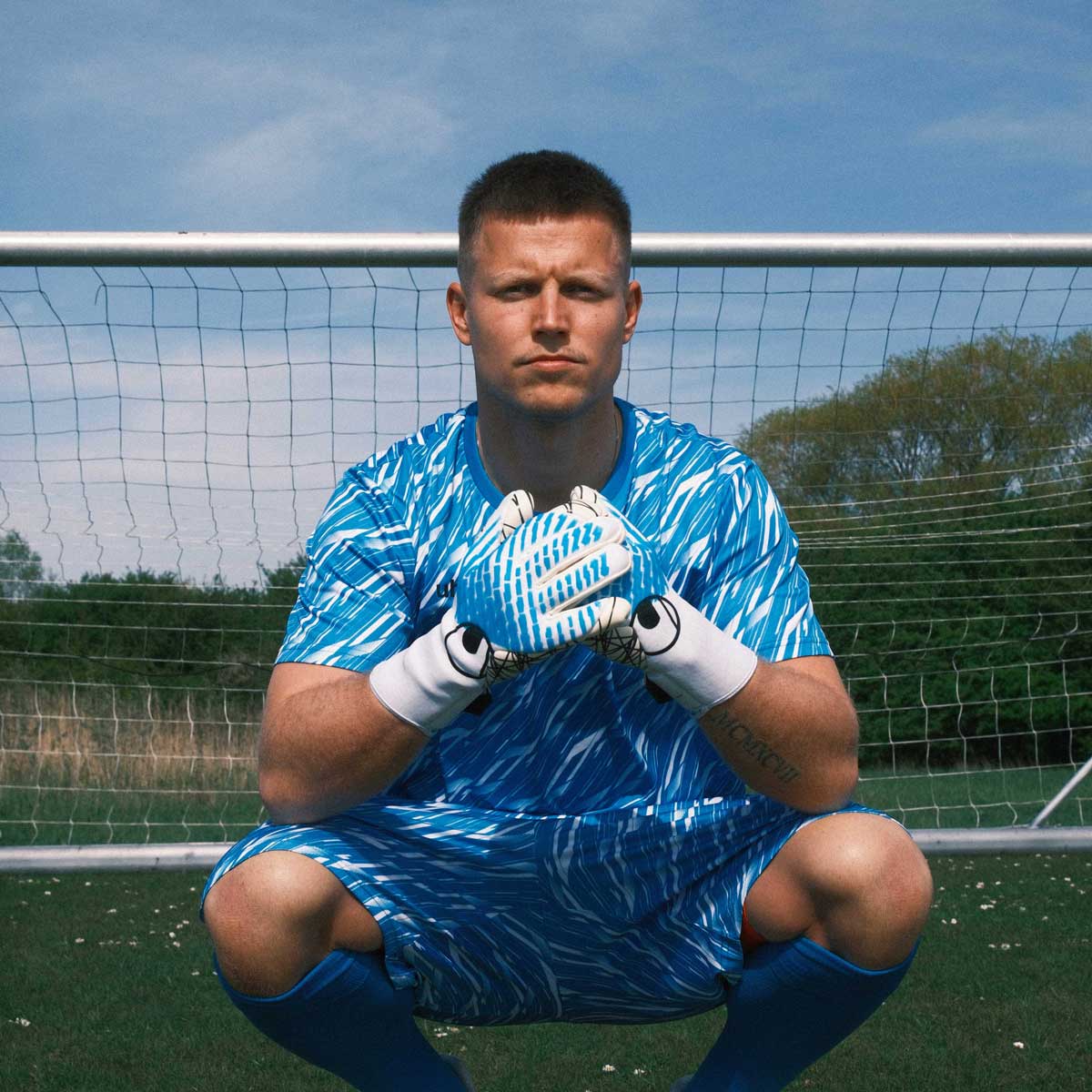 Progressive Goalkeeper Bundle cyan/white