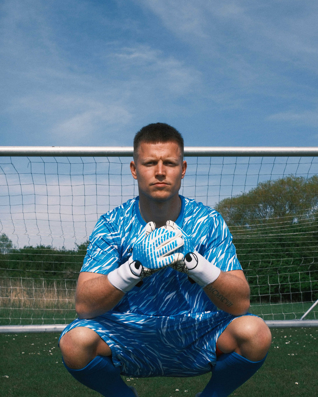 Progressive Goalkeeper Bundle cyan/white