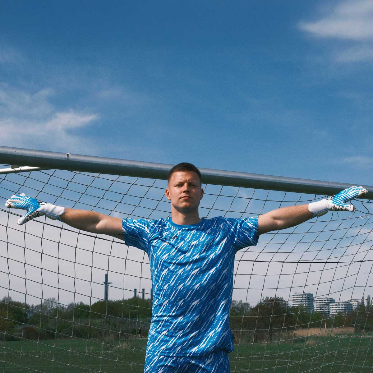 Progressive Goalkeeper Bundle cyan/white