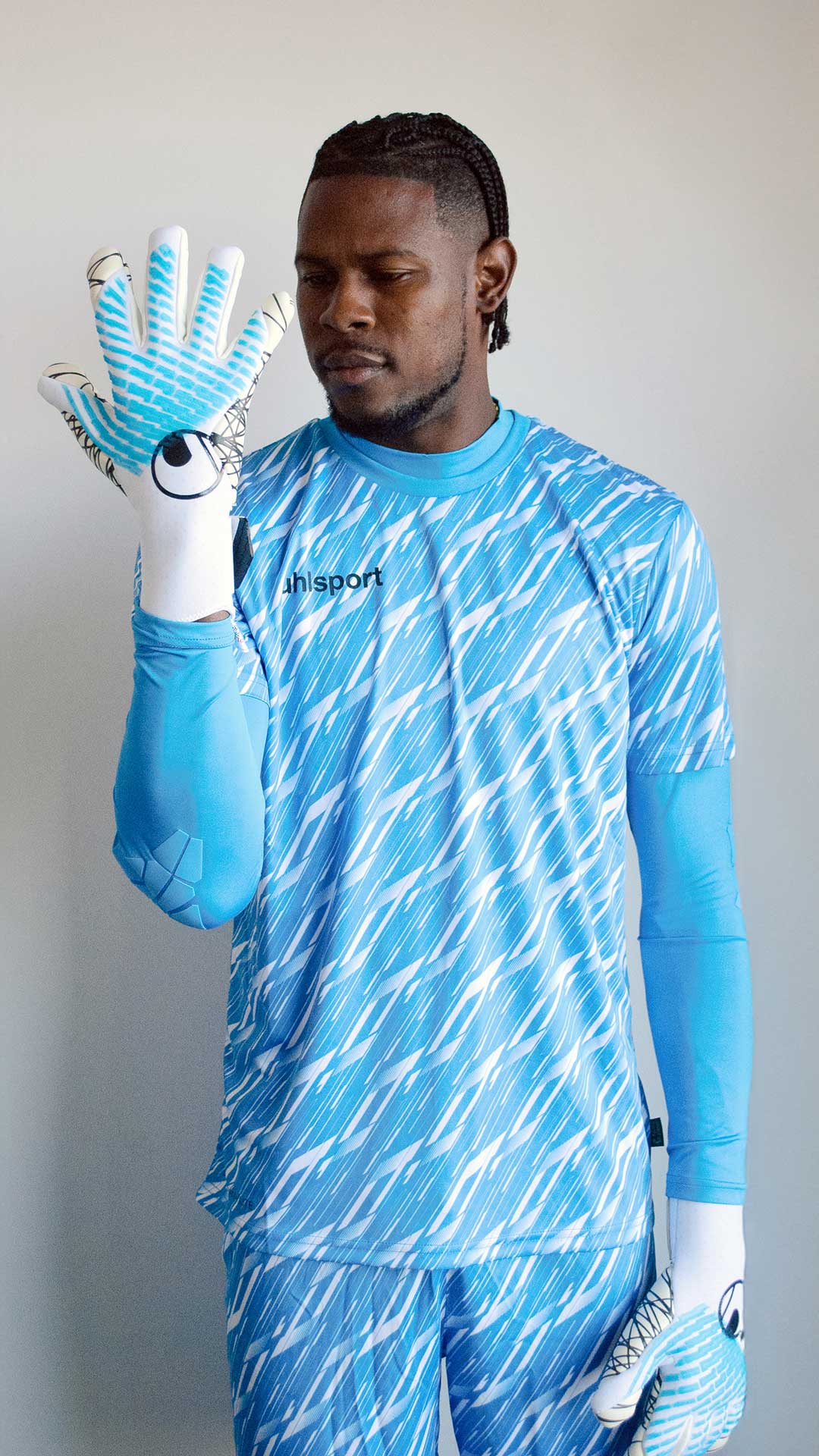Progressive Goalkeeper Bundle cyan/white