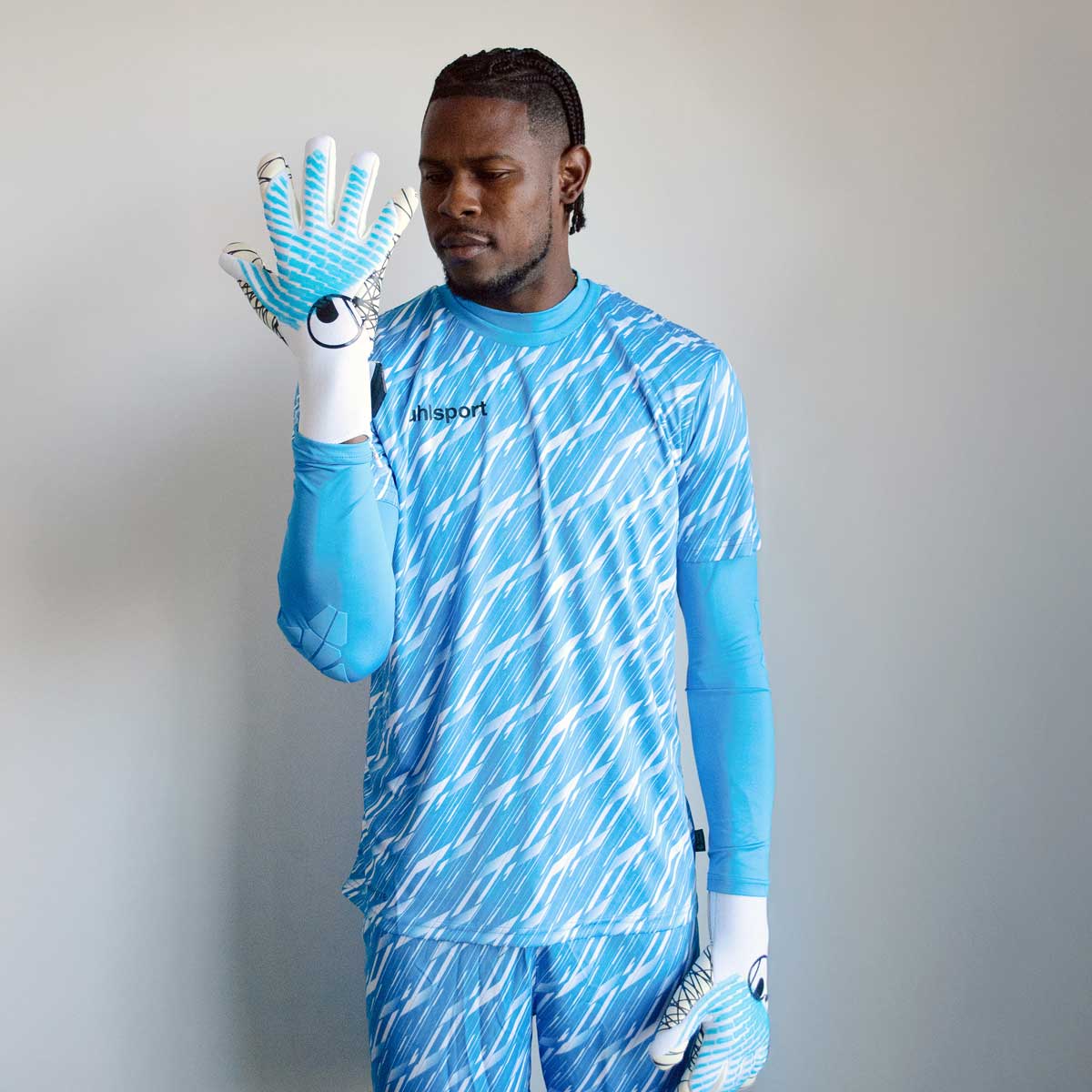 Progressive Goalkeeper Bundle cyan/white