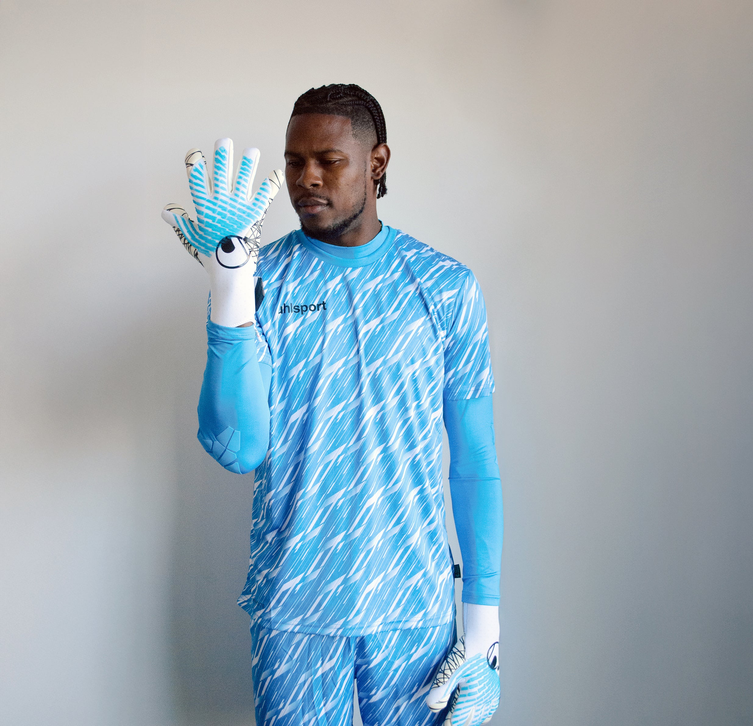 Progressive Goalkeeper Bundle cyan/white