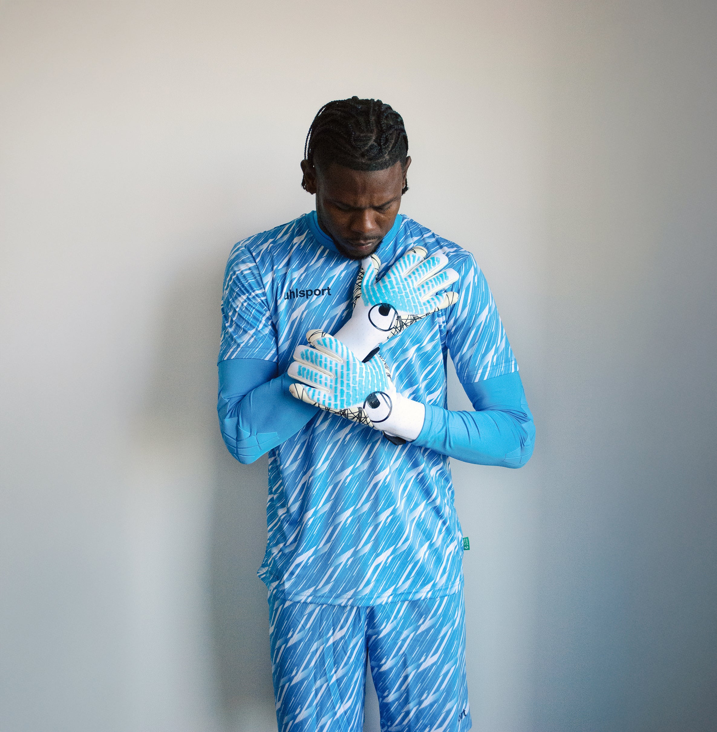 Progressive Goalkeeper Bundle cyan/white