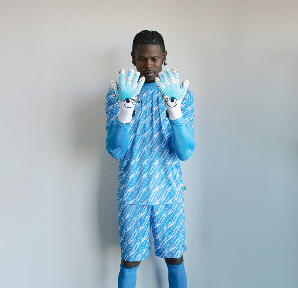 Progressive Goalkeeper Bundle cyan/white