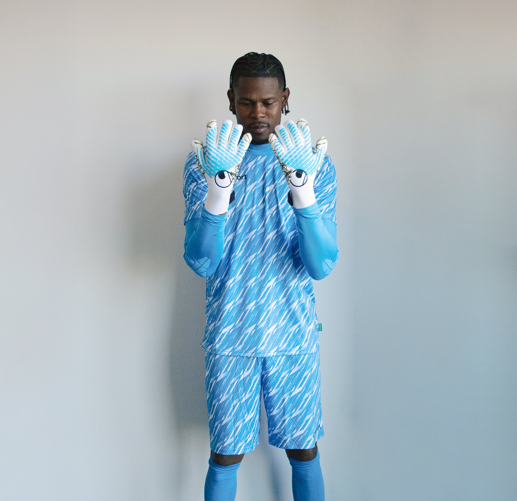 Progressive Goalkeeper Bundle cyan/white