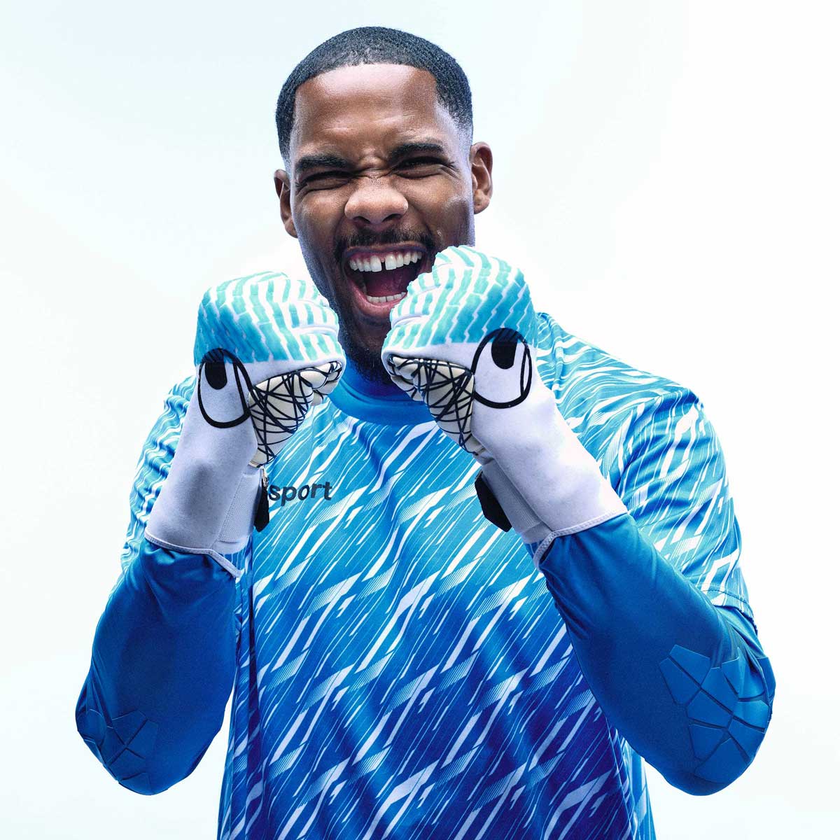 Progressive Goalkeeper Bundle cyan/white