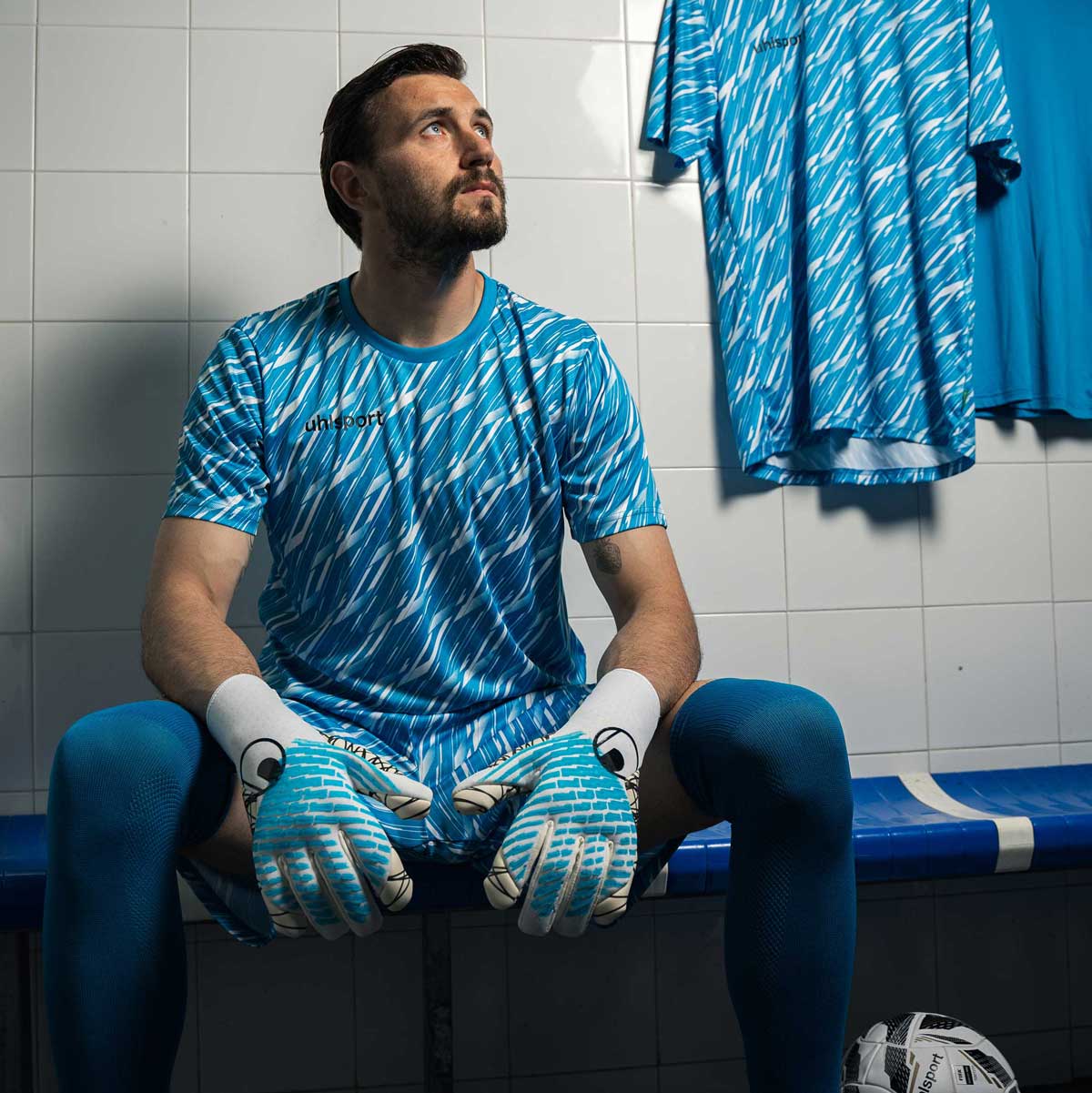 Progressive Goalkeeper Bundle cyan/white
