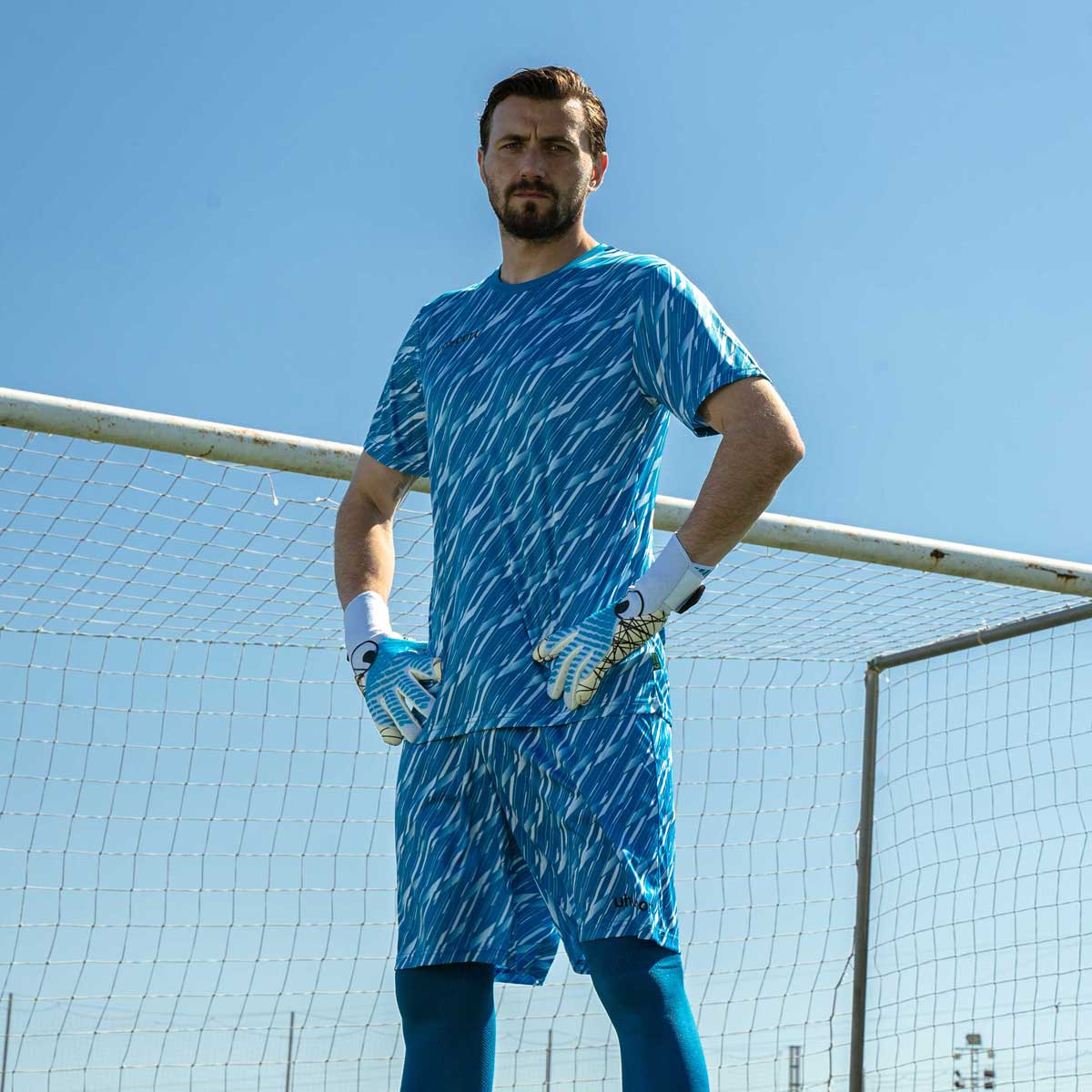 Progressive Goalkeeper Bundle cyan/white