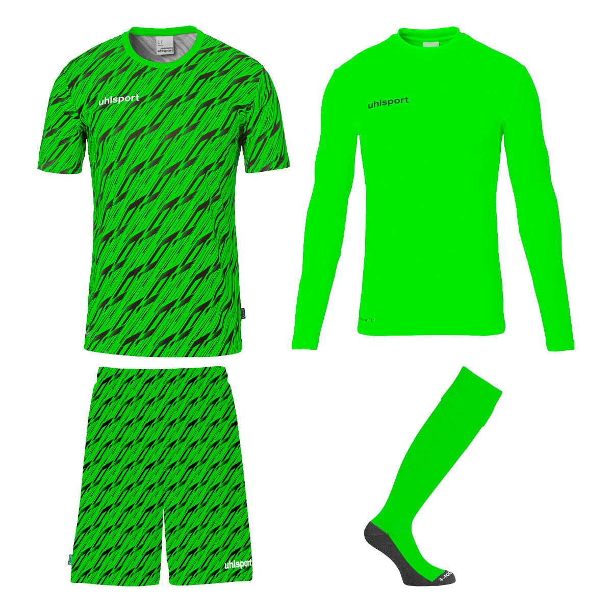 Progressive Goalkeeper Bundle fluo green/black