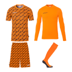 fluo orange/black