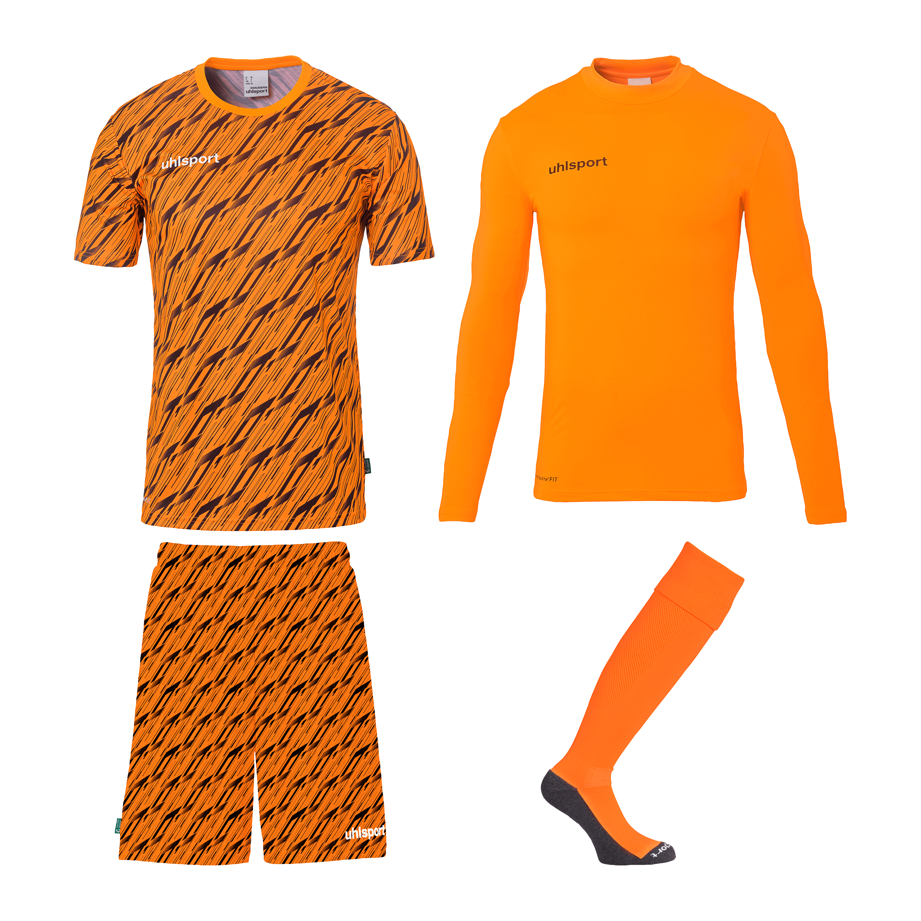 Progressive Goalkeeper Bundle fluo orange/black