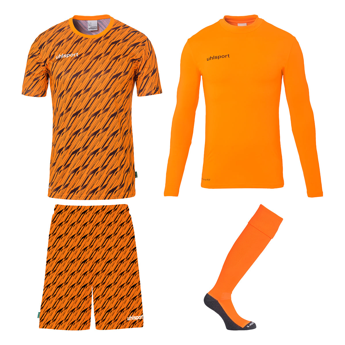 Progressive Goalkeeper Bundle fluo orange/black