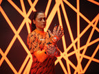 fluo orange/black