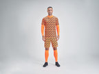 fluo orange/black
