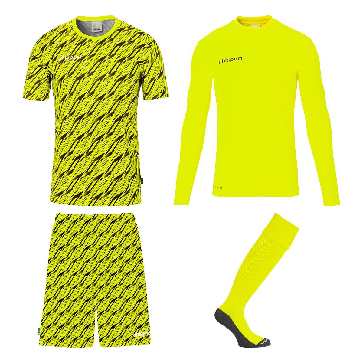Progressive Goalkeeper Bundle fluo yellow/black