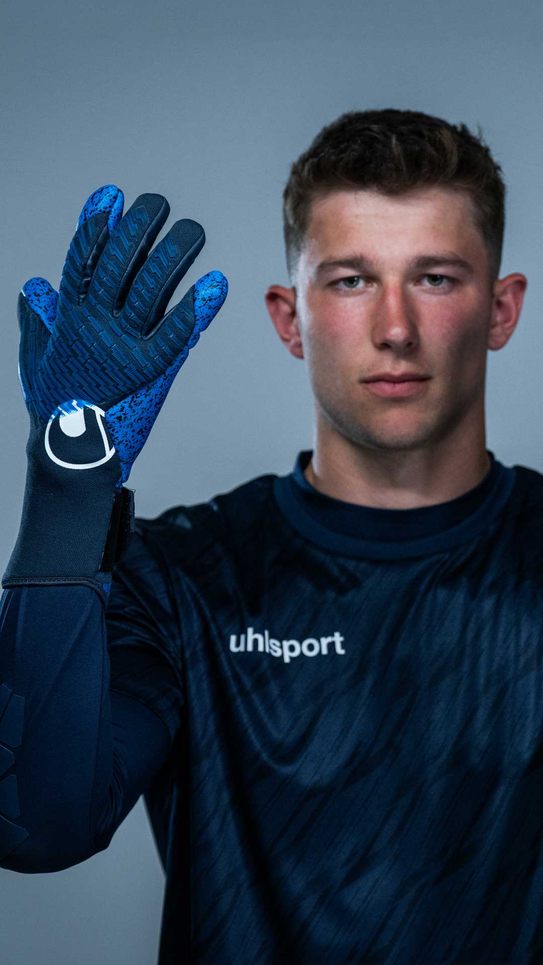 FM uhlsport Aquagrip HN navy/pacific blue/white
