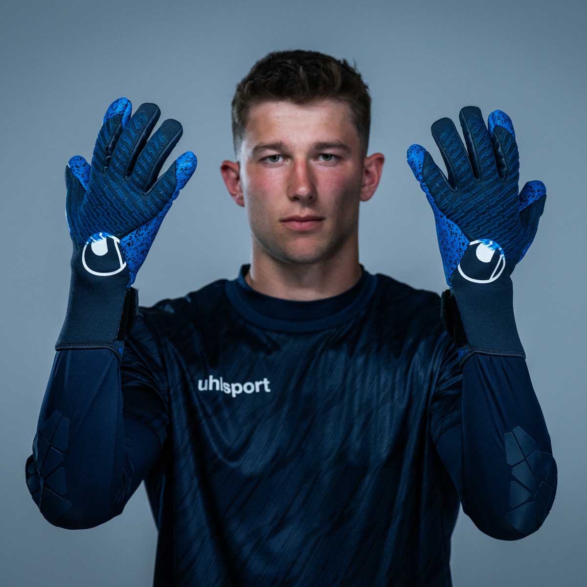 FM uhlsport Aquagrip HN navy/pacific blue/white