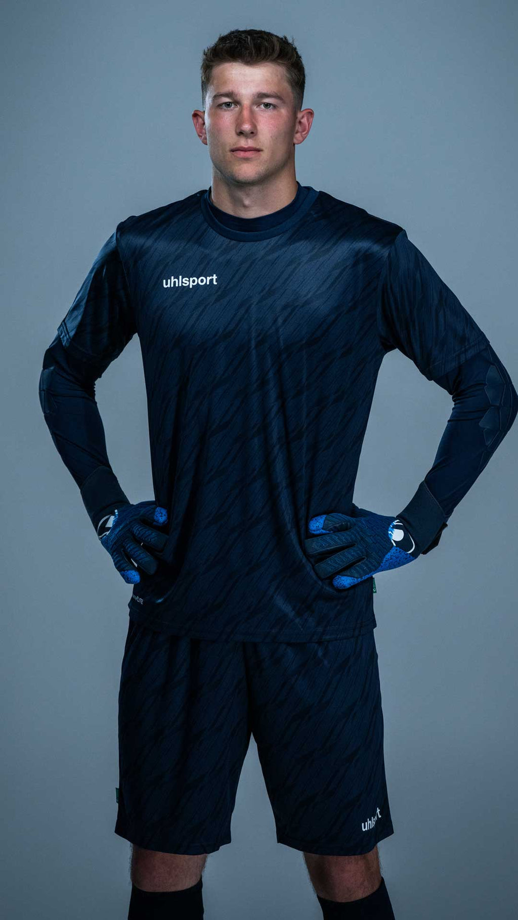 FM uhlsport Aquagrip HN navy/pacific blue/white
