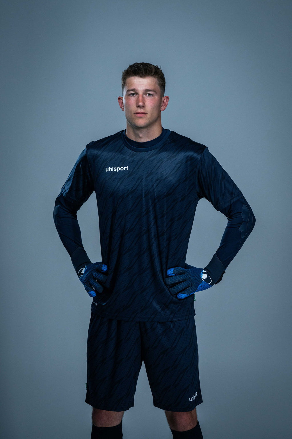 FM uhlsport Aquagrip HN navy/pacific blue/white