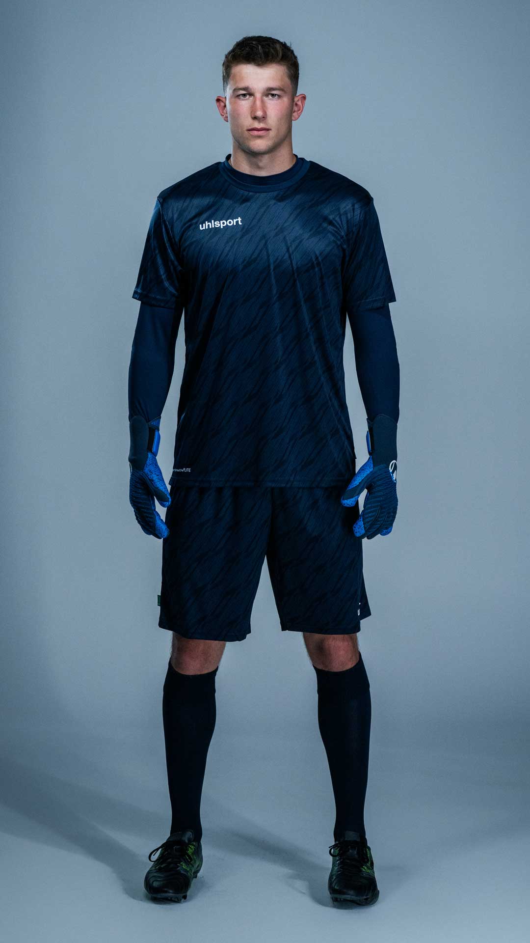 FM uhlsport Aquagrip HN navy/pacific blue/white