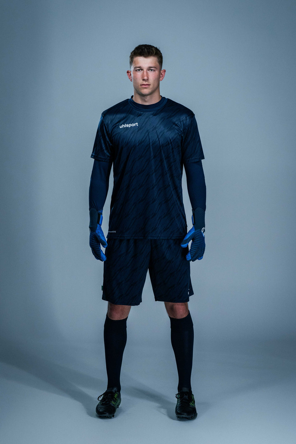 FM uhlsport Aquagrip HN navy/pacific blue/white