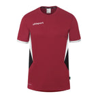 burgundy/black/white