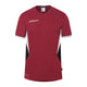 burgundy/black/white