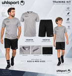 dark grey mélange/black